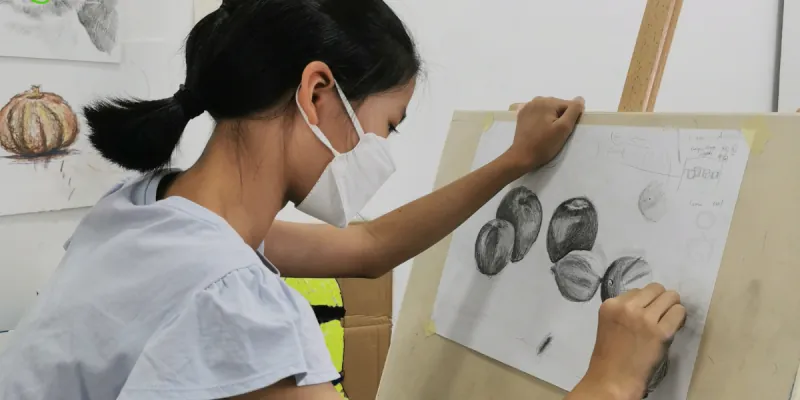 Level 1 class at Wondrous Art Studio